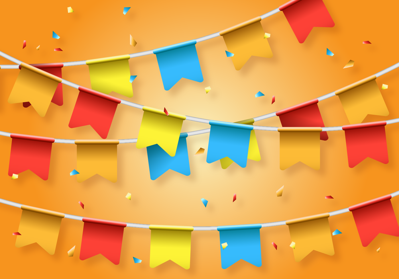 1400x980 Party Flag Free Vector Art