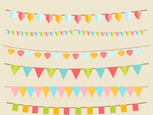310x233 Party Flags Vector Free Vectors Ui Download