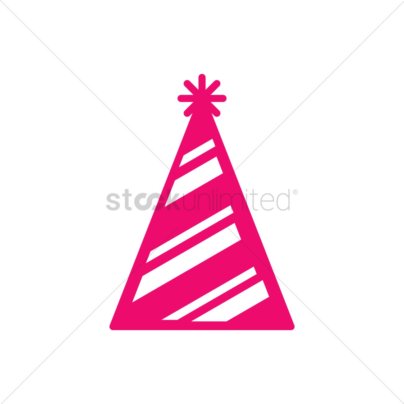 1300x1300 Party Hat Vector Image