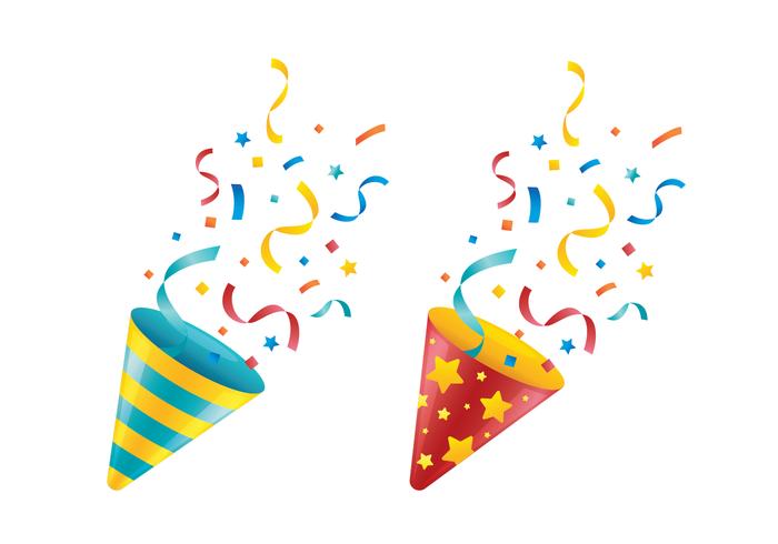 700x490 Party Popper Vectors