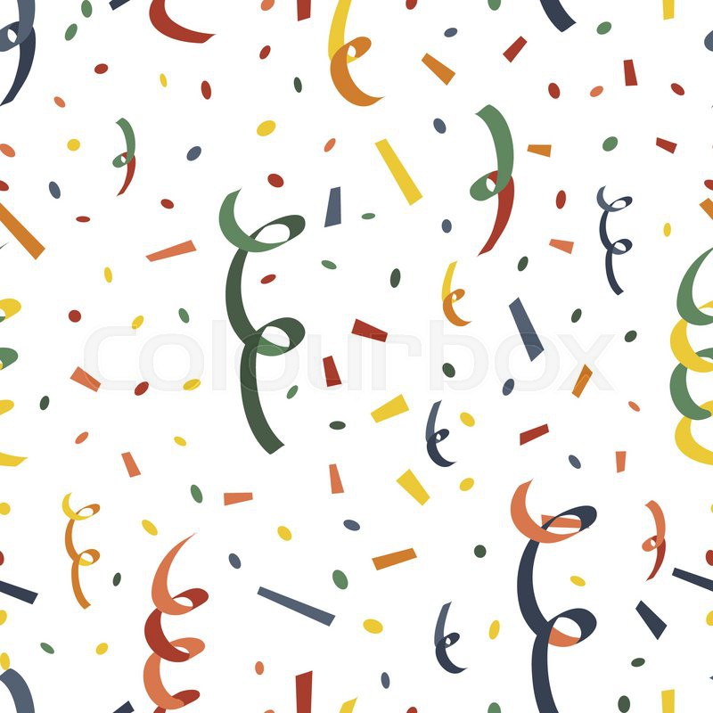 800x800 Exploding Party Popper With Serpantin And Confetti On White