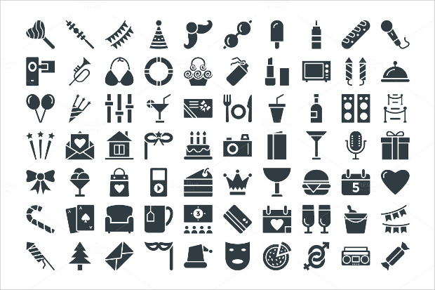 620x413 Party Icons