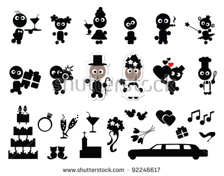 450x353 Wedding Party Vector Icons Download Free Vector Art Stock Wedding