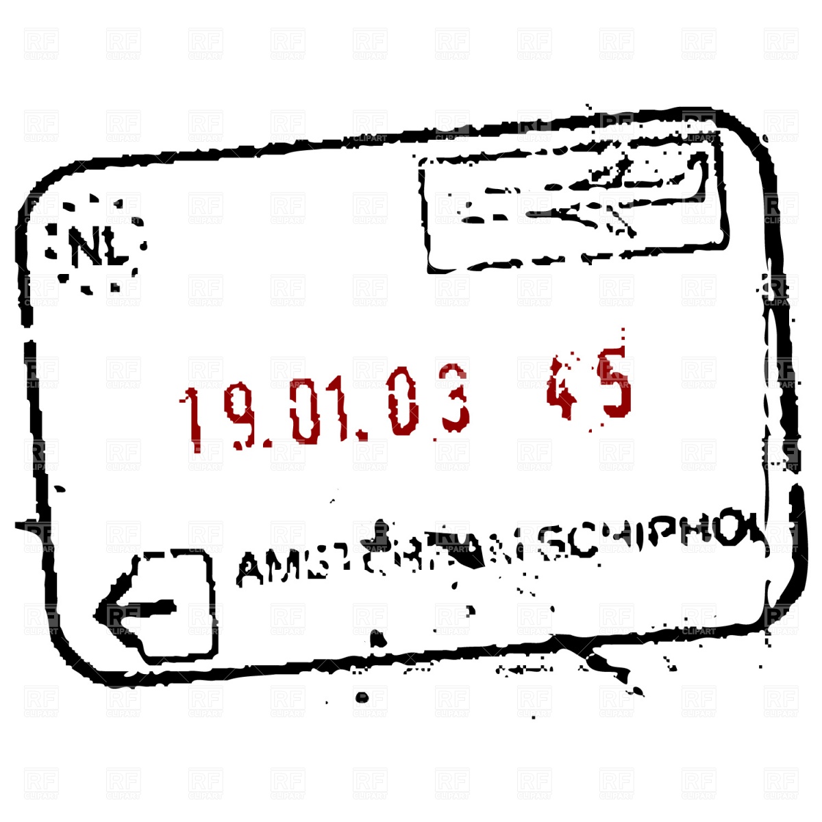 1200x1200 Passport Stamp Vector Image Vector Artwork Of Signs, Symbols