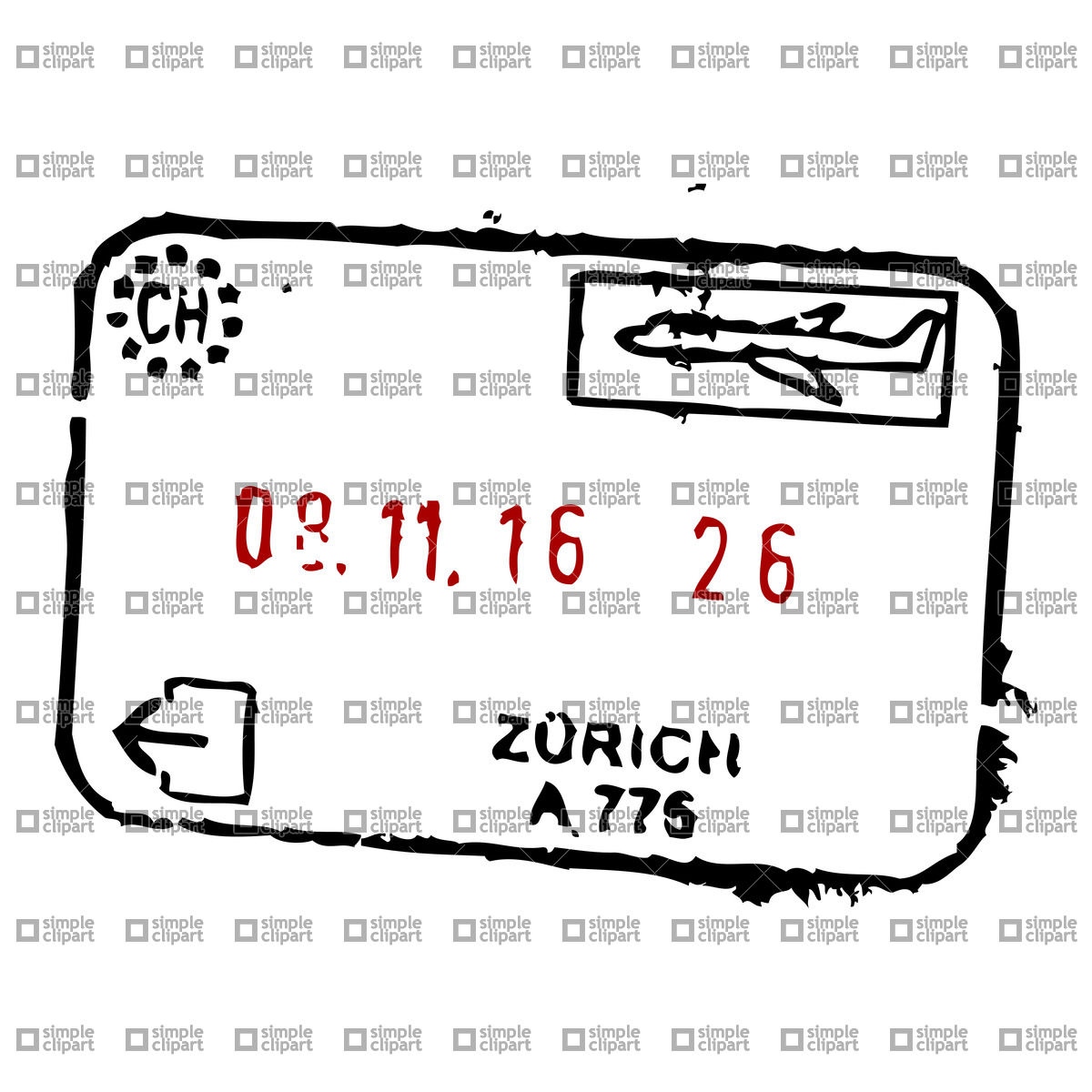 1200x1200 Passport Stamp