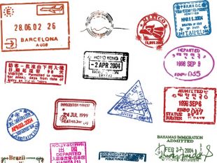 310x233 Passport Stamp Seal 05 Vector Free Vectors Ui Download