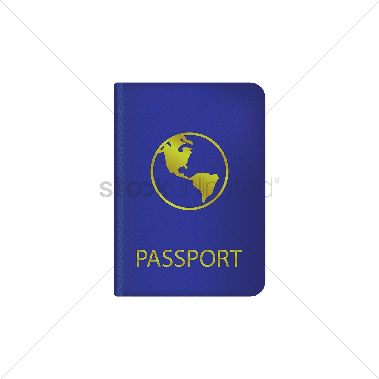 1300x1300 Passport Vector Image