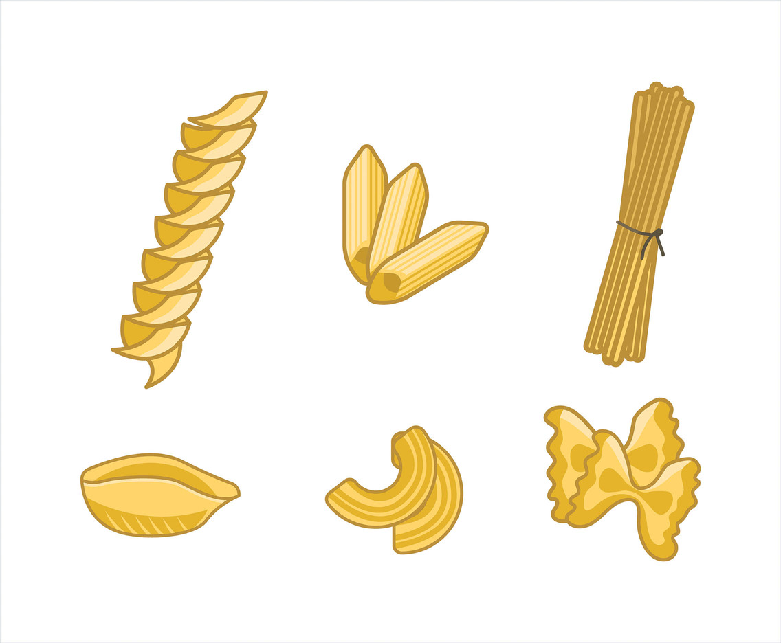 1136x936 Pasta Vector In White Background Vector Art Amp Graphics