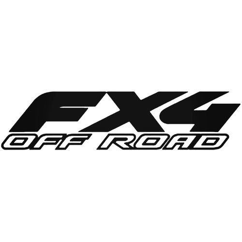 500x500 Fx4 Off Road Logo Vector Aftermarket Decal Sticker