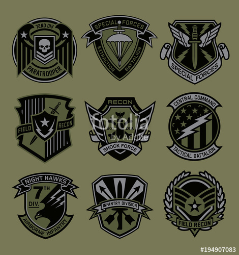 470x500 Military Patch Emblem Badges Stock Image And Royalty Free Vector