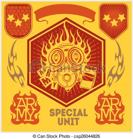 450x470 Special Unit Military Patch