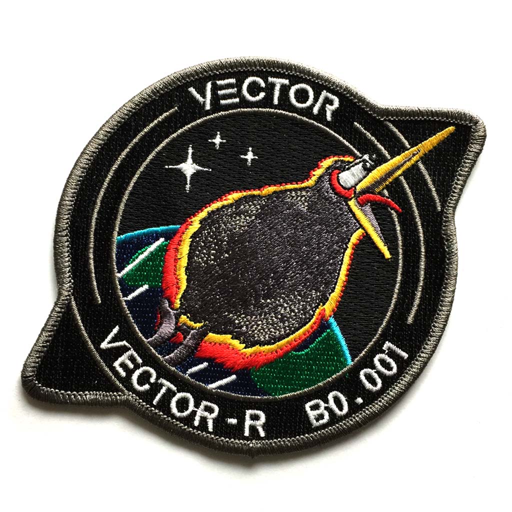 1024x1024 Vector R Mission Patch B0.001 (First Flight) (Portion Proceeds