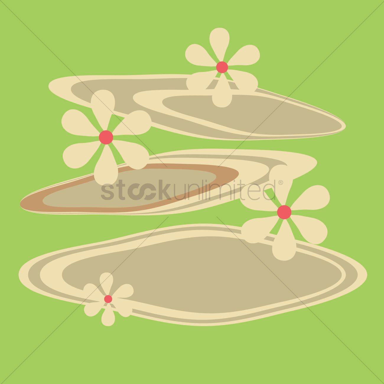 1300x1300 Stone Pathway Vector Image