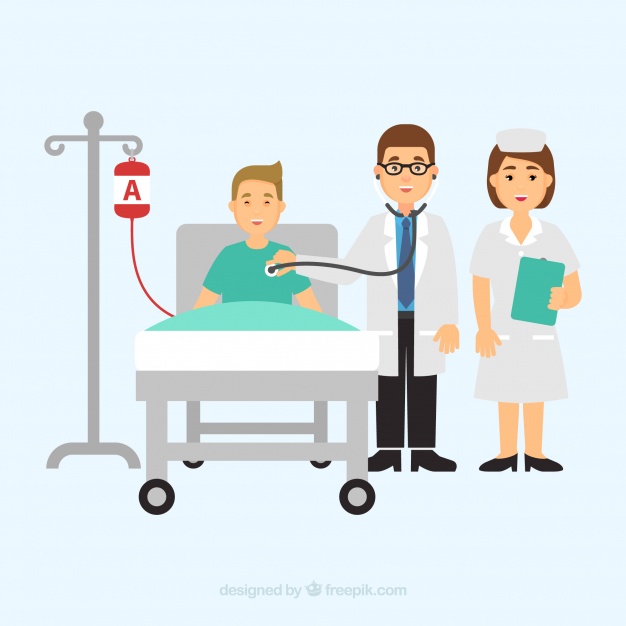 626x626 Flat Doctors And Patient Vector Free Download