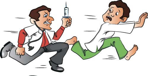 500x260 Cartoon Doctors With Patient Vector Free Download