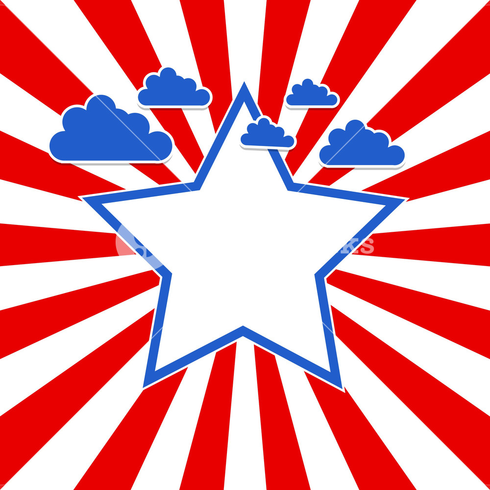 1000x1000 Usa Patriotic Theme Background Vector Royalty Free Stock Image