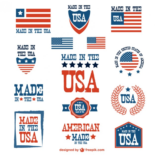 626x626 Patriotic Made In Usa Labels Vector Free Download