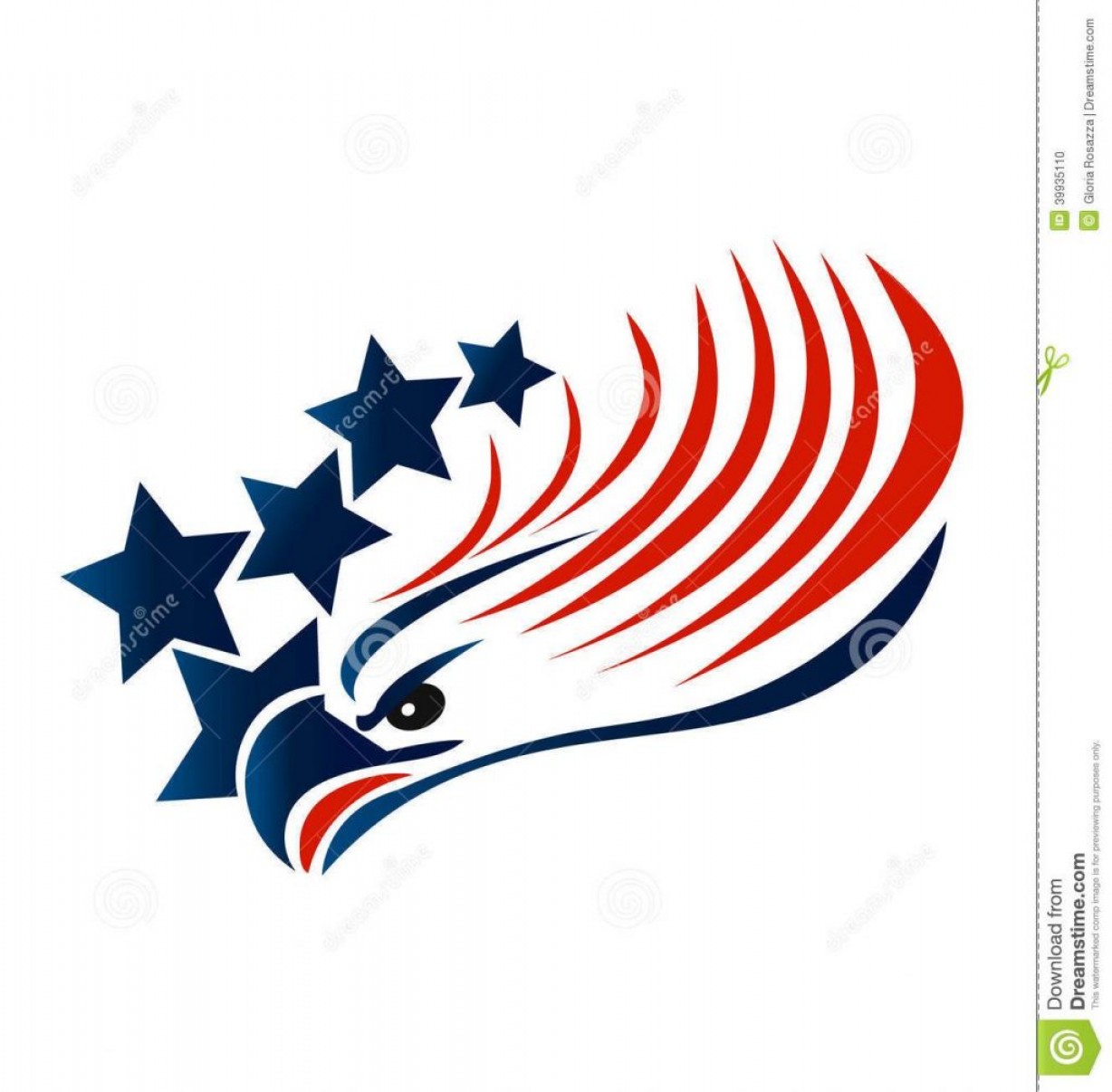 1228x1206 Vector Art Clipart Patriotic Eagle