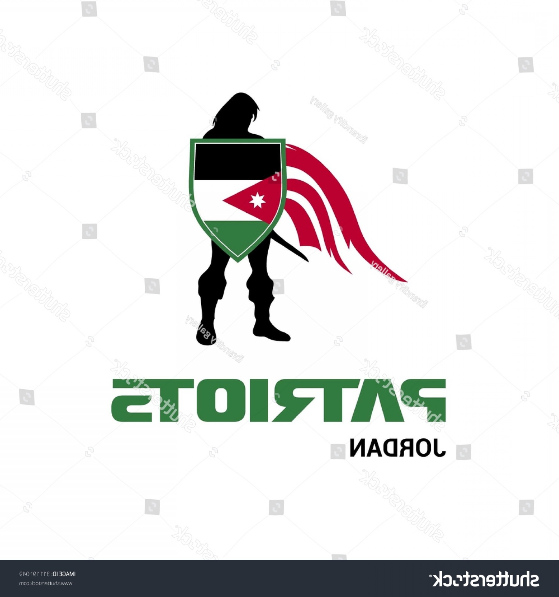 1800x1920 Vector Jordan Flag Patriots Soldier Logo Orangiausa