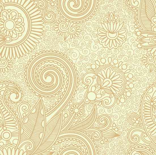 550x546 Free Vector Floral Pattern Background Psd Files, Vectors