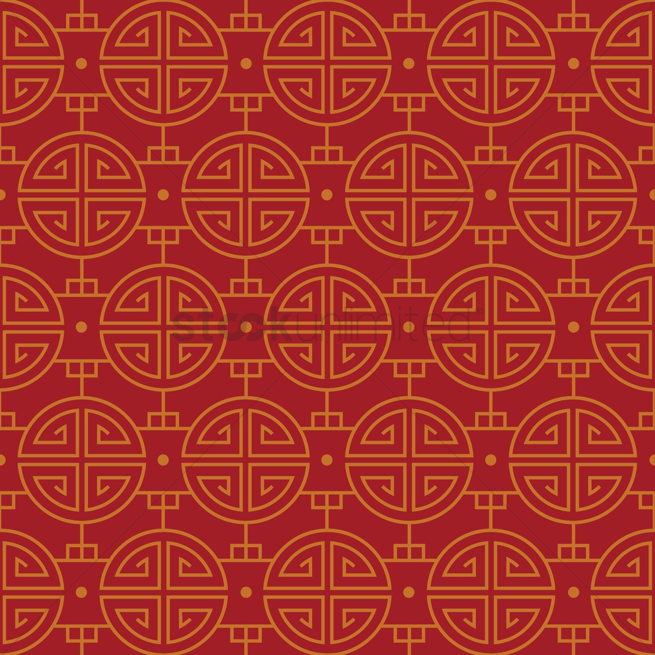 1300x1300 Chinese Pattern Background Vector Image