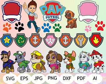 Paw Patrol Vector Art at GetDrawings | Free download