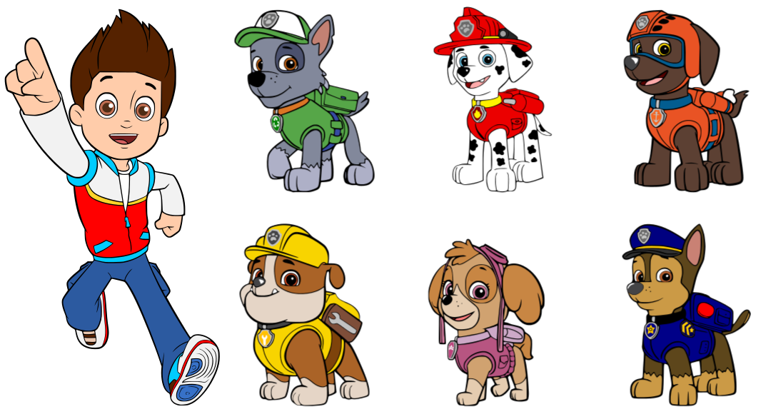 Paw Patrol Vector Art at GetDrawings | Free download