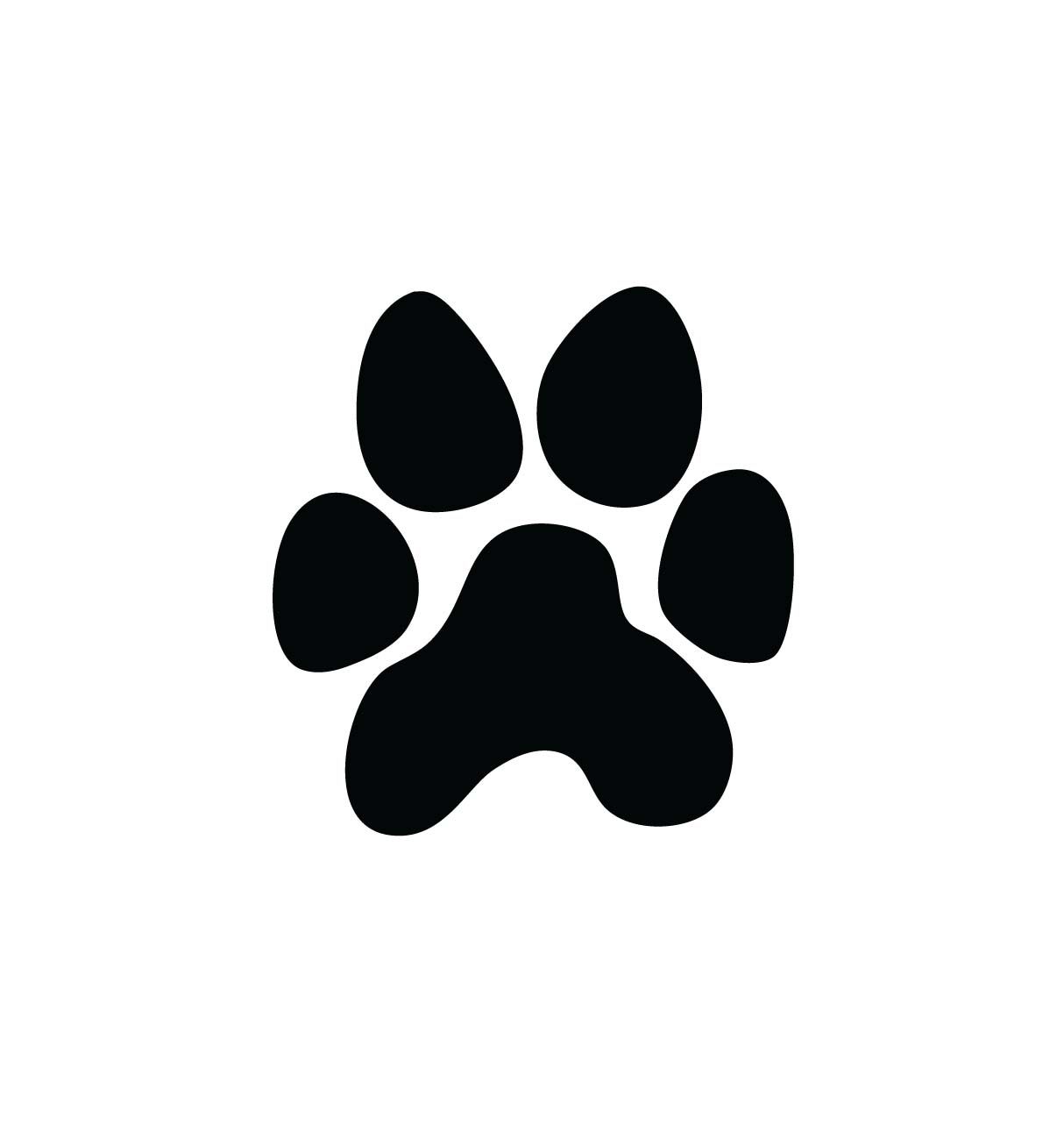 1214x1282 Dog Paw Print Vector Art