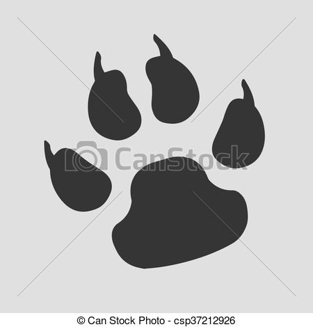 450x470 Paw Print