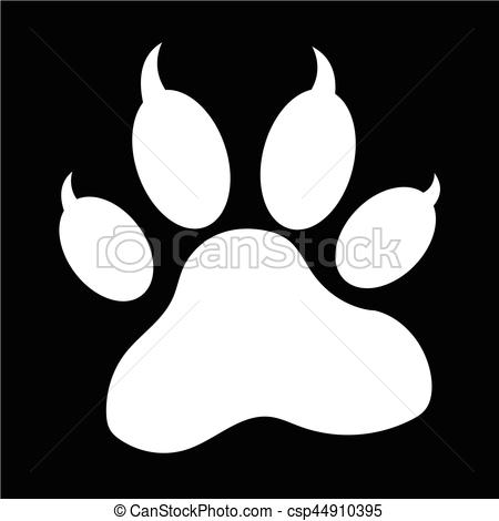 450x470 Animal Paw Print Icon Eps Vectors