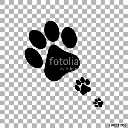 500x500 Paw Print Vector. Stock Image And Royalty Free Vector Files On