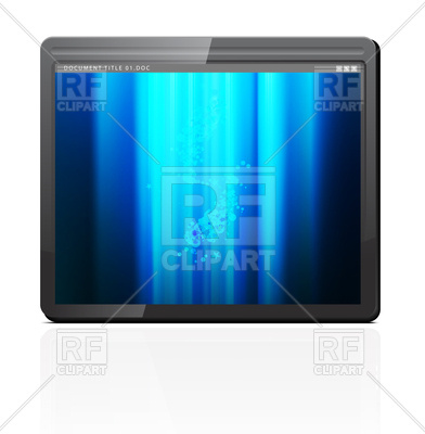 392x400 Touchpad Or Tablet Pc Vector Image Vector Artwork Of Objects