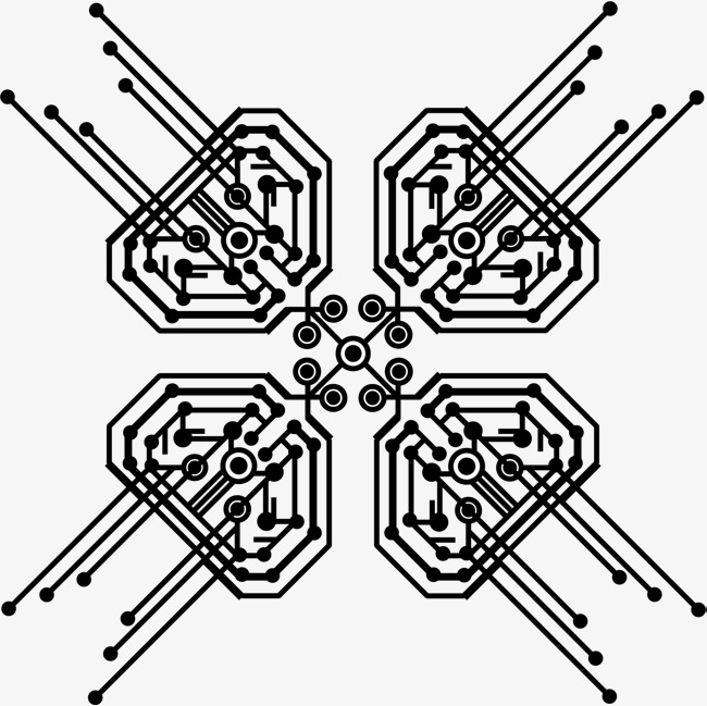 650x649 Pcb Texture, Texture Vector, Circuit Board Line, Data Line Board
