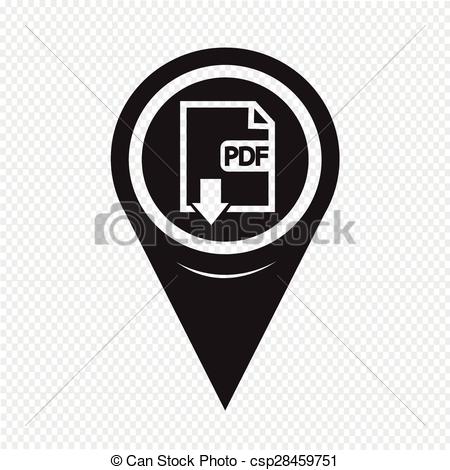 450x470 Map Pointer Pdf Icon.