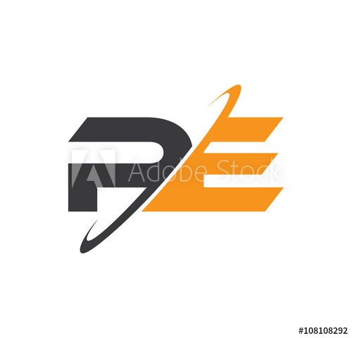 500x480 Pe Initial Logo With Double Swoosh