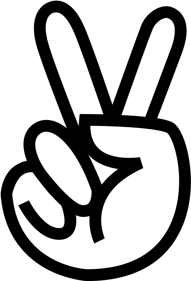 750x1106 Peace Sign Clipart Vector Free Collection Download And Share