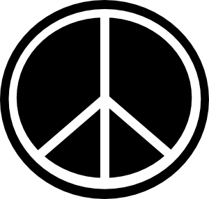 300x286 Peace Symbol 2 Clip Art Free Vector 4vector