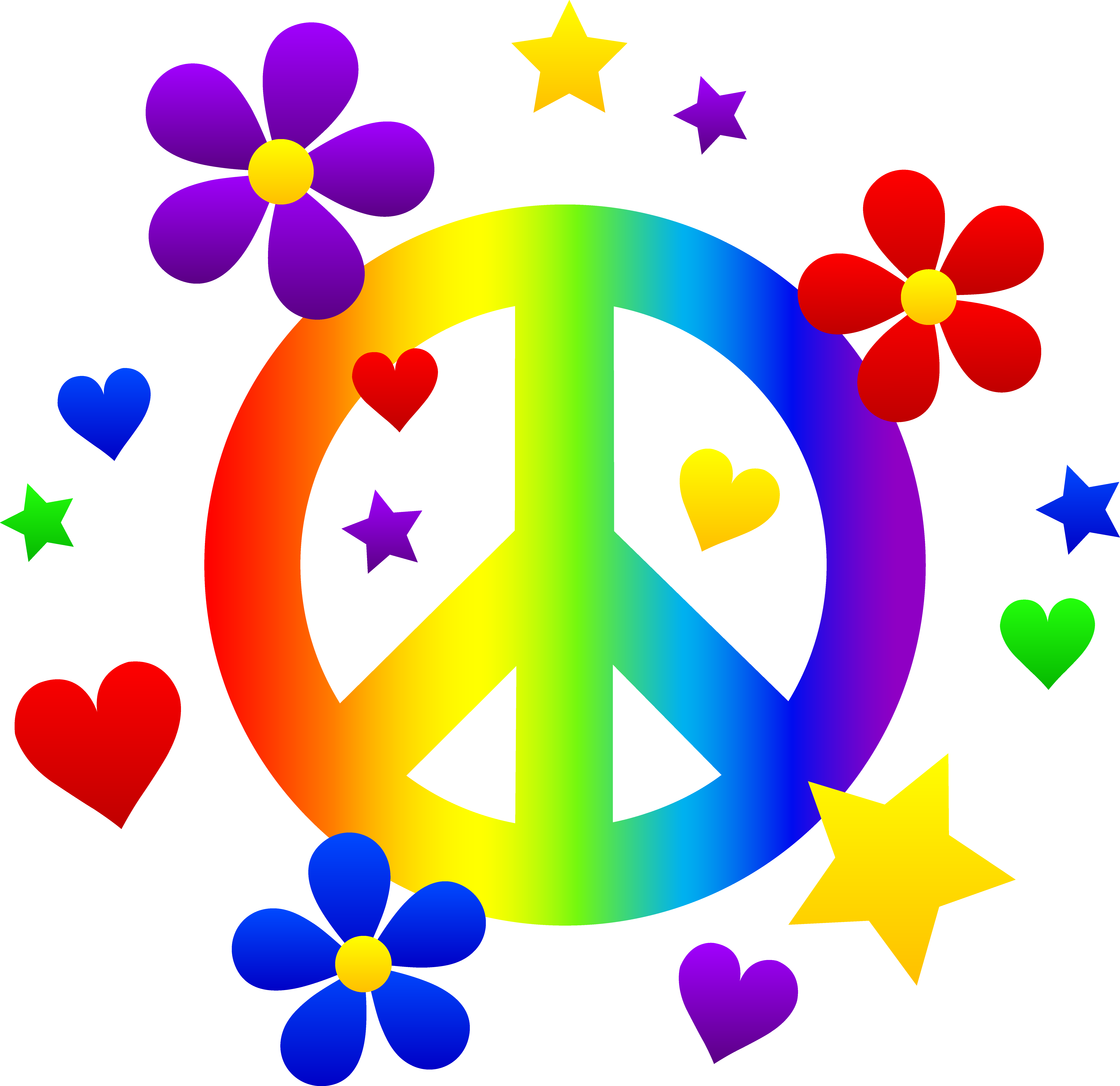 7204x6988 Tranquility Clipart Peace Sign