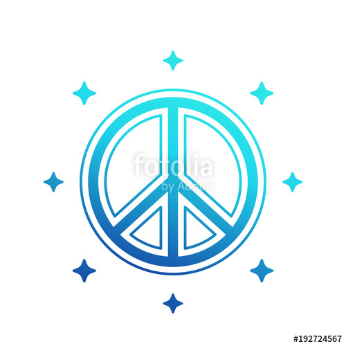 500x500 Peace Sign, Vector Stock Image And Royalty Free Vector Files On