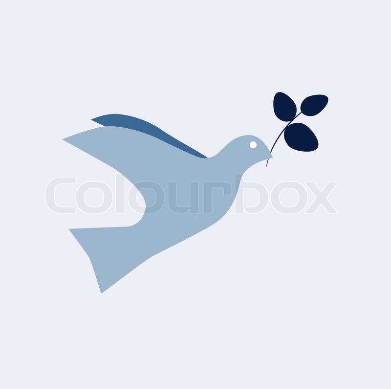 800x795 Dove Of Peace Vector Stock Vector Colourbox