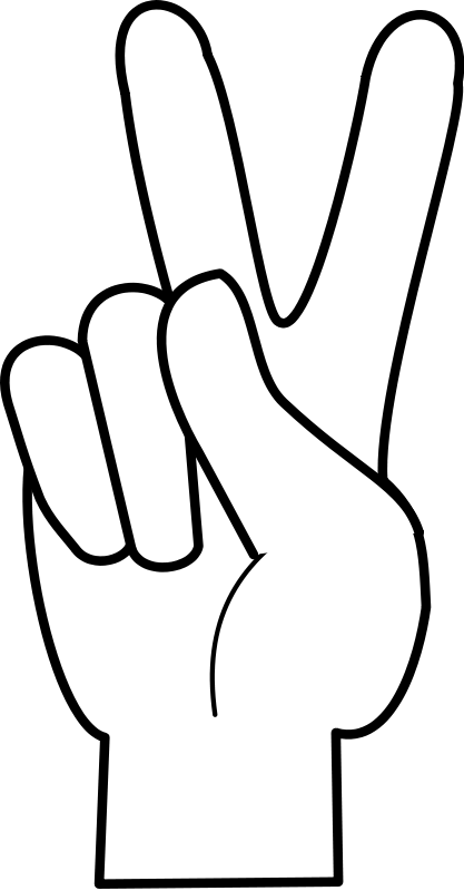 417x800 Signe De Paix Peace Sign Free Vector 4vector