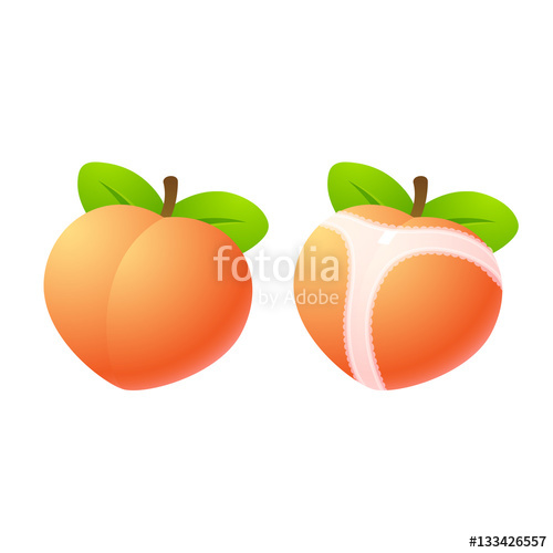500x500 Peach With Thong Panties Stock Image And Royalty Free Vector