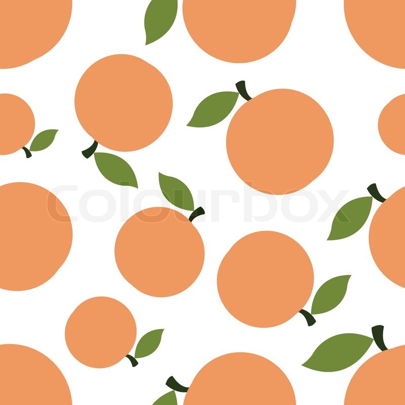 800x800 Seamless Texture Of Colored Silhouettes Peaches On A White