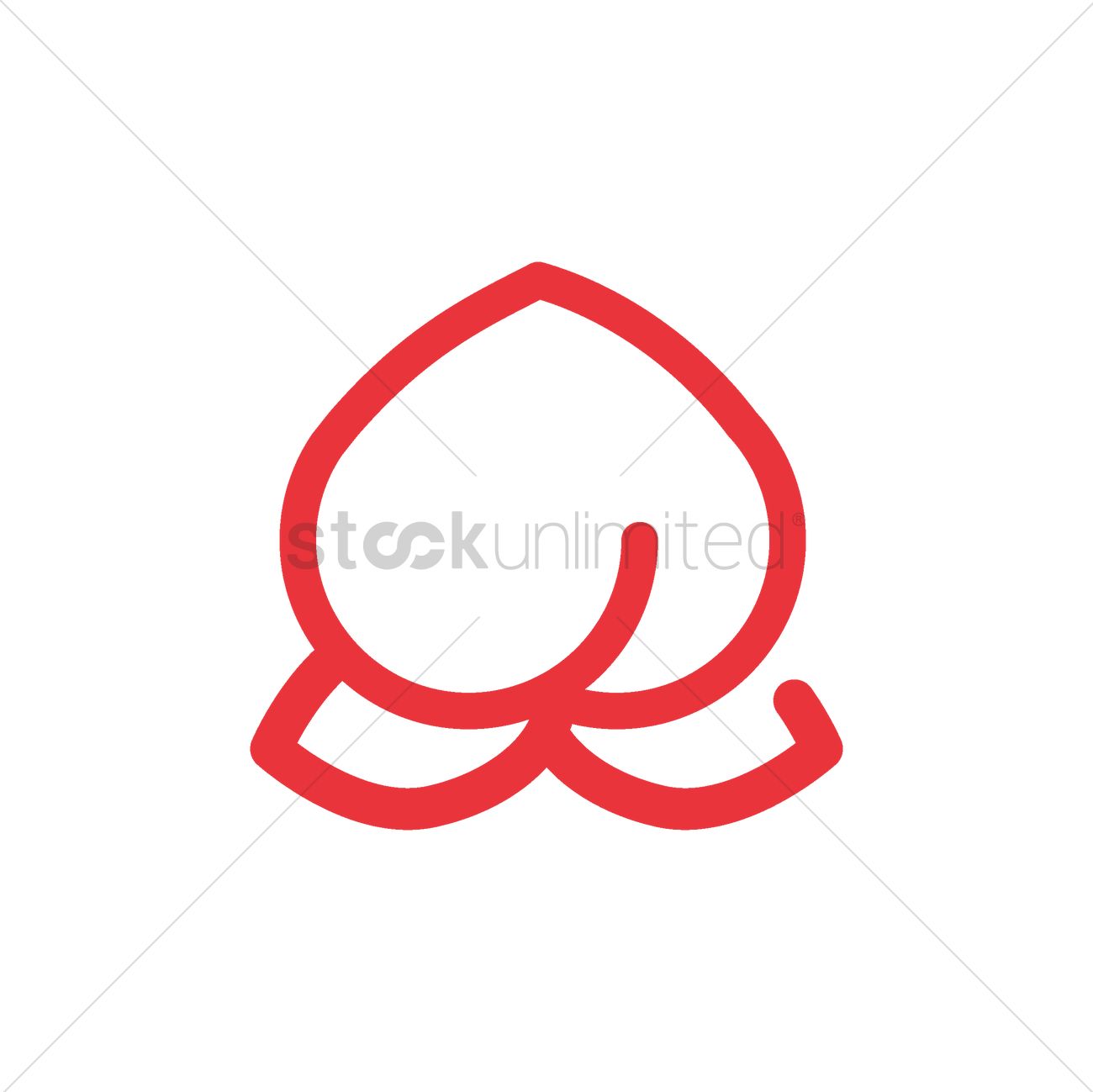 1300x1299 Chinese Peach Vector Image