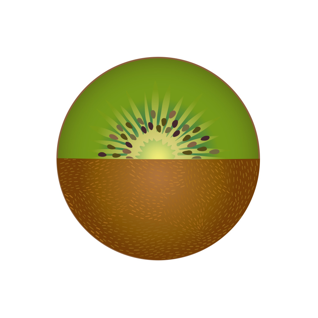 1024x1024 Peach Vector Icon Floating Material Design Element Free Download