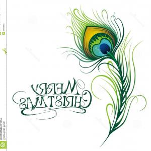 300x300 Infinity Symbol With Peacock Feather Vector Lazttweet