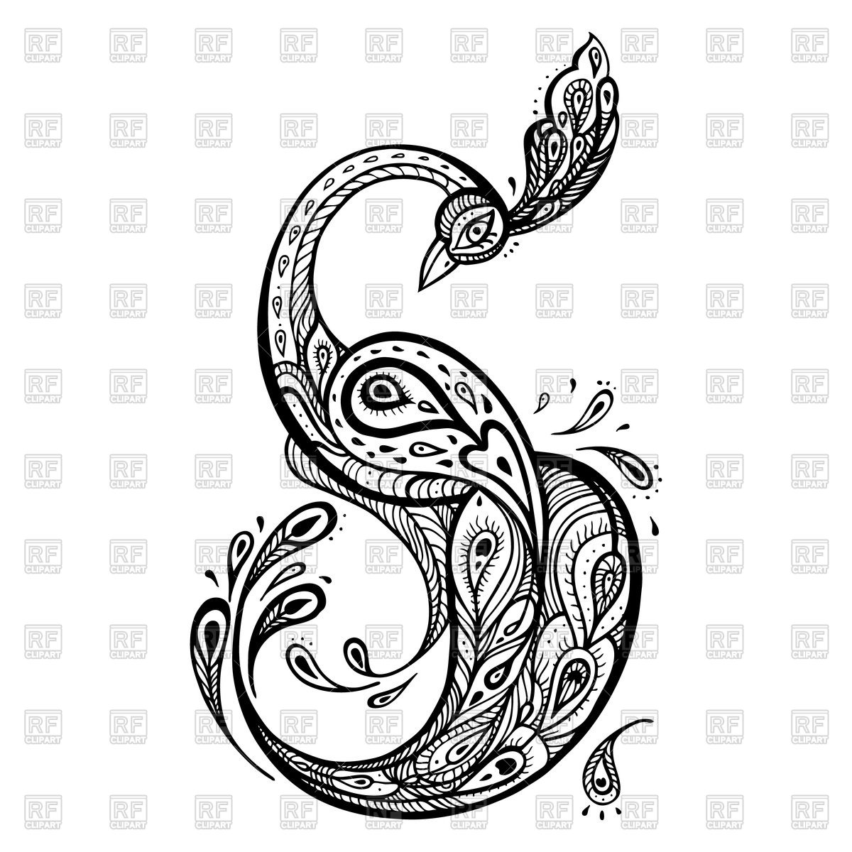 1200x1200 Beautiful Decorative Peacock