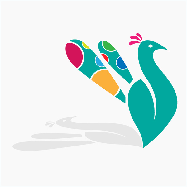 600x600 Cute Peacock Vector Free Download Free Vector In Adobe Illustrator