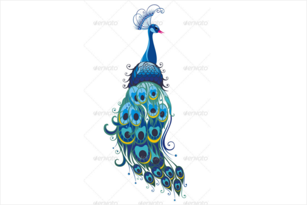 600x400 Peacock Feather Patterns Vector Free Amp Premium Templates