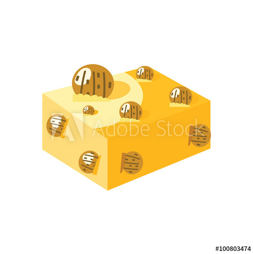 500x500 Peanut Butter Vector Illustration
